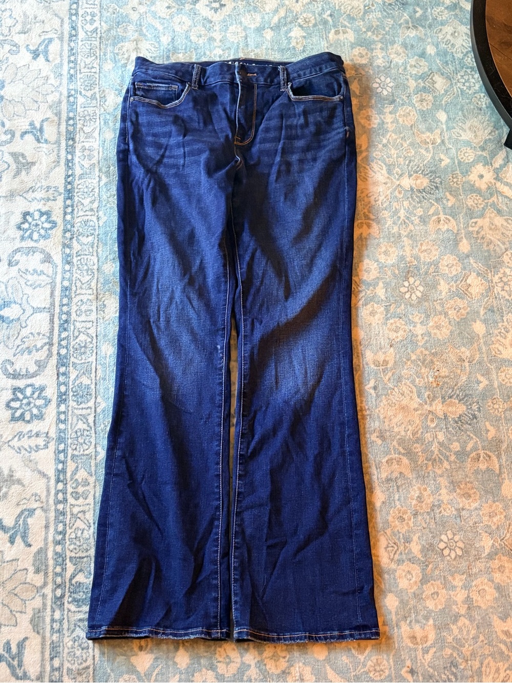 American Eagle Outfitters Dark Blue Flare Jeans